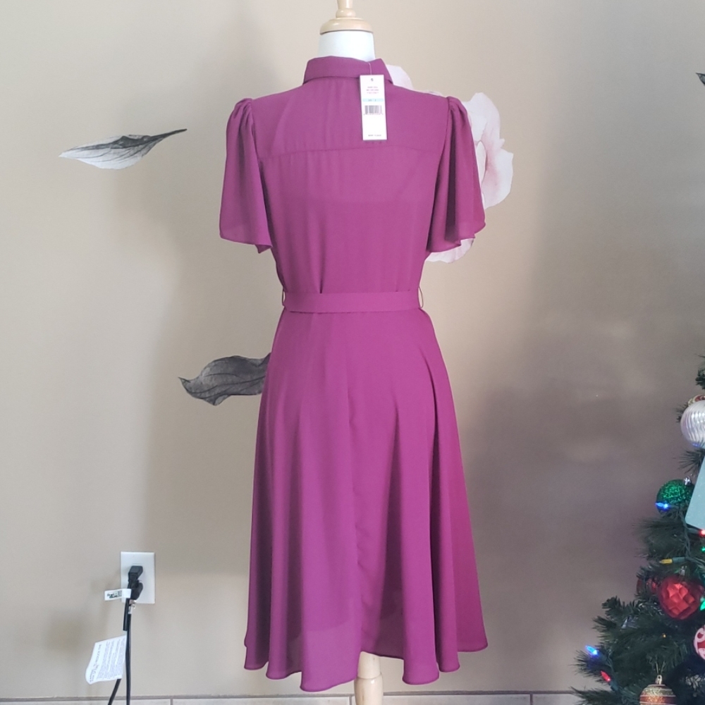 Nanette Lepore Dress With Wrap Around Belt - Picture 4 of 8